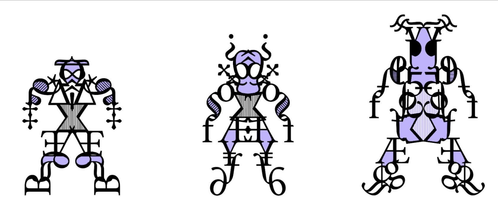 Robot typographique